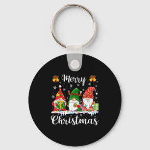 Gnomes Xmas Shirts Merry Christmas Men Women Kids  Keychain