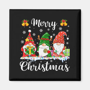 Gnomes Xmas Shirts Merry Christmas Men Women Kids Magnet