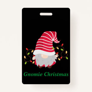 Gnomie Christmas Badge