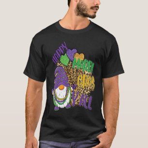 Gnomies Chibi Happy Mardi Gras Gnome Unique T-Shirt