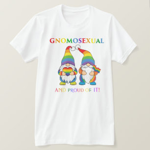 Gnomosexual and Proud of It  Male Couple T-Shirt