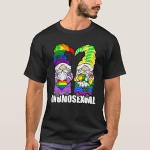 Gnomosexual LGBTQ Gnome for Gay Men Love Pride Gno T-Shirt