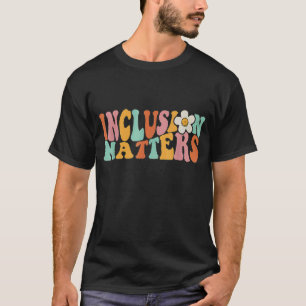 Gnoovy Vintage Inclusion Matters Special Education T-Shirt