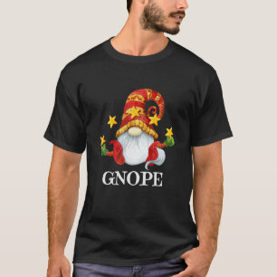 GNOPE Nordic Gnome Dwarf Scandinavian Elf Swedish T-Shirt