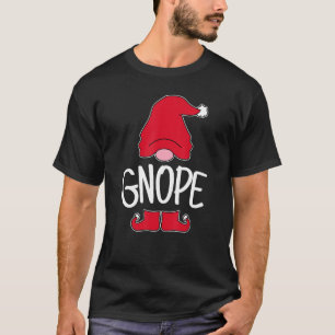 Gnope Tomte Garden Gnome Scandinavian Sweden Nope T-Shirt
