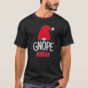 Gnope Tomte Garden Gnome Scandinavian Sweden Nope  T-Shirt