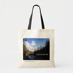 GNP Falls & Mountain Canvas Tote Bag