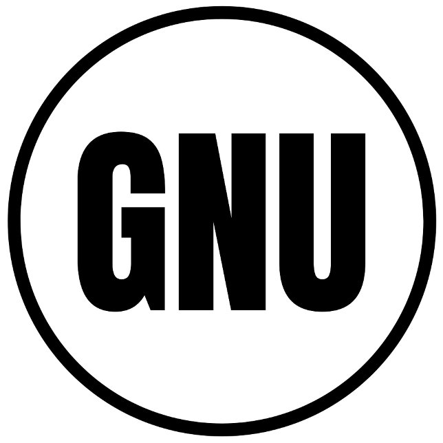 GNU - Autocollant rond classique de Goodnews Bay (Créateur téléchargé)