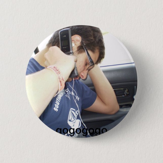 go 2 inch round button (Front)
