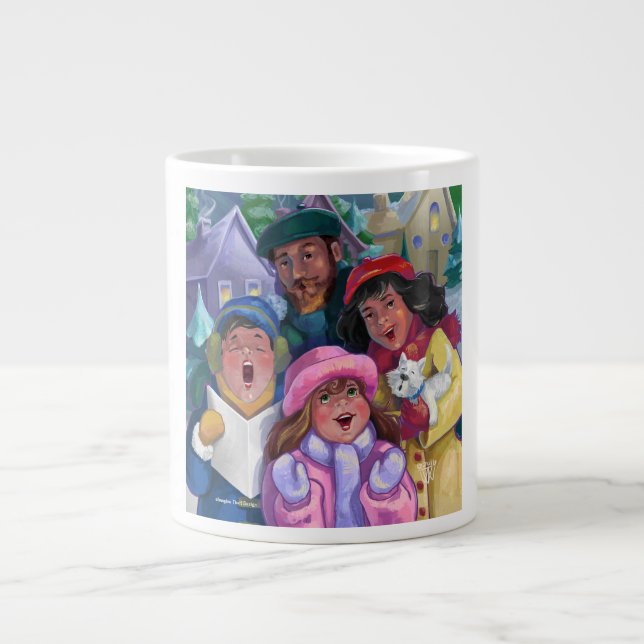 Go a Caroling Large Coffee Mug (Front)