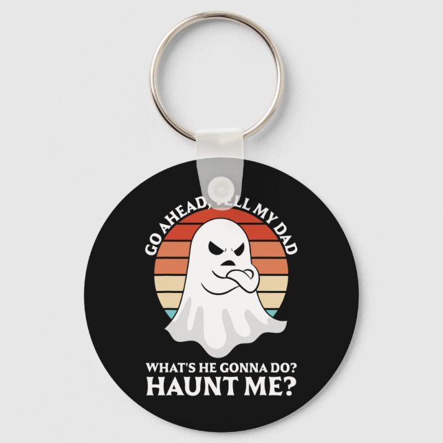 Go Ahead  Keychain (Front)