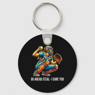 Go Ahead Steal - I Dare You - Softll Catcher -  Keychain