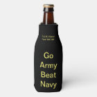 Go Army Beat Navy Beer Bottle Cozy