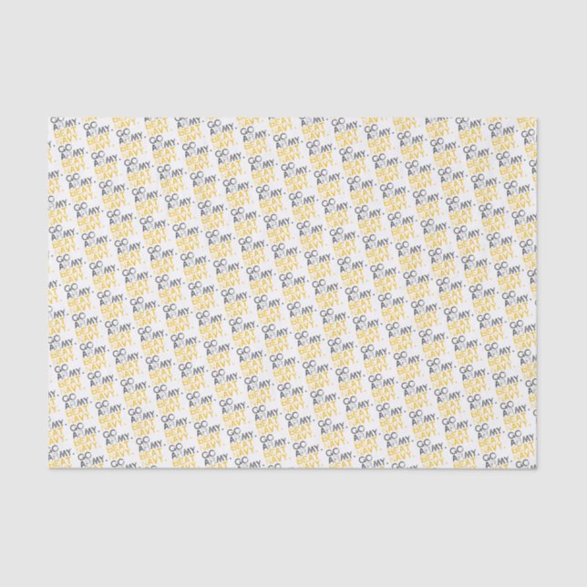 Go Army Beat Navy Tissue Paper (Front)