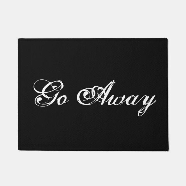 Go Away Doormat (Front)