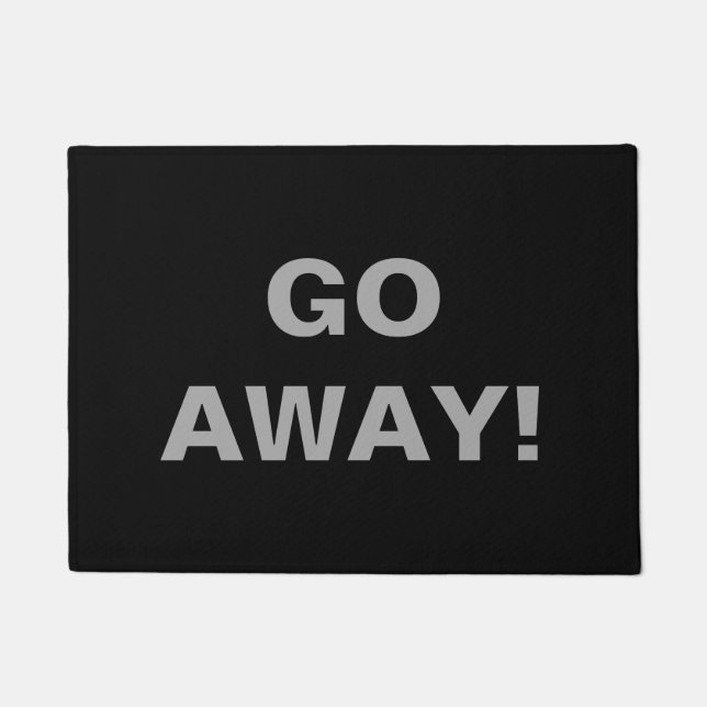 Go Away! Doormat (Front)