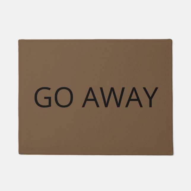Go Away Doormat (Front)