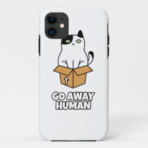 Go Away Human iPhone 11 Case