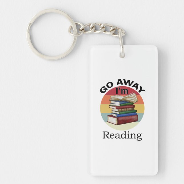 Go Away I'm Reading Funny Book Reader Bookworm (Devant)