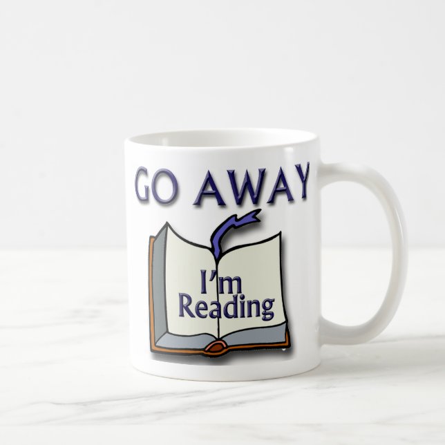 Go Away, I'm Reading Mug (Right)