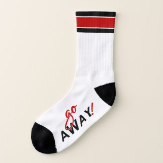 "Go Away" Socks