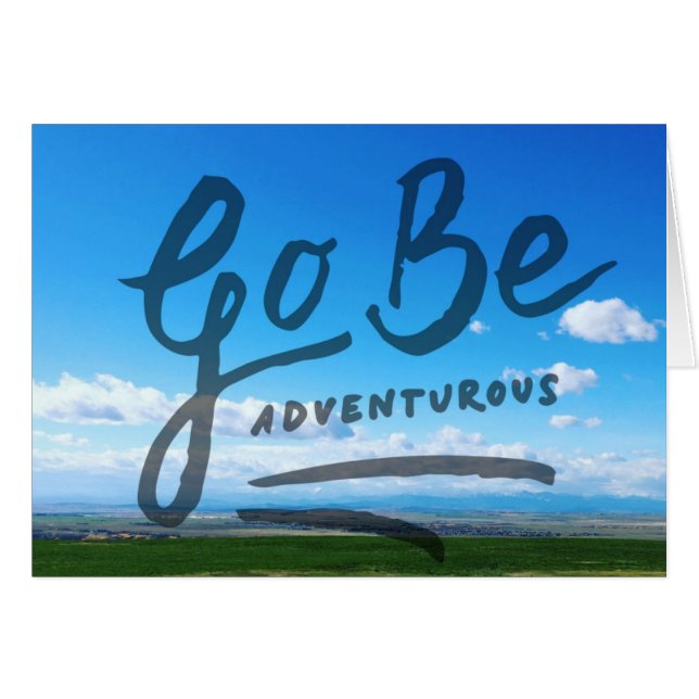 Go Be Adventuring (Devant horizontal)