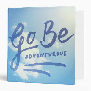 Go Be Adventurous Sky Binder