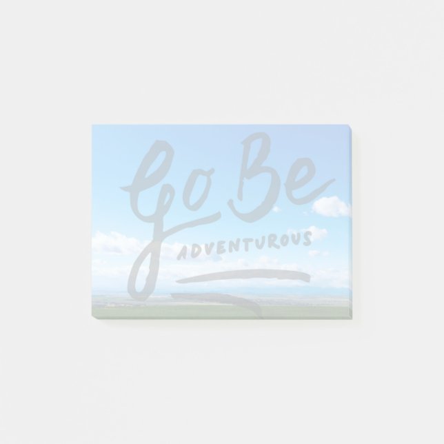 Go Be Adventurous Sky Post-it Notes (Front)