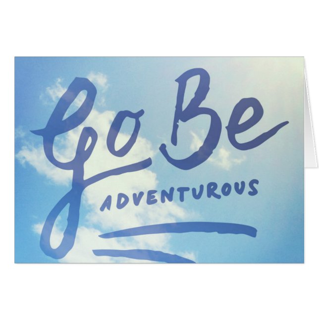 Go Be Adventury Sky (Devant horizontal)