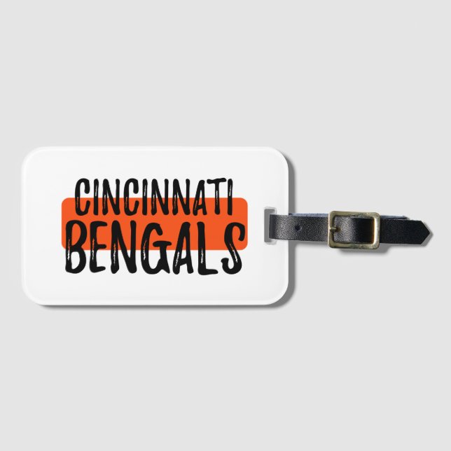 Go Bengals Luggage Tag (Front Horizontal)