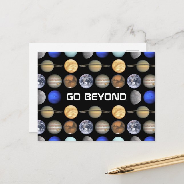 Go Beyond Postcard (Front/Back In Situ)