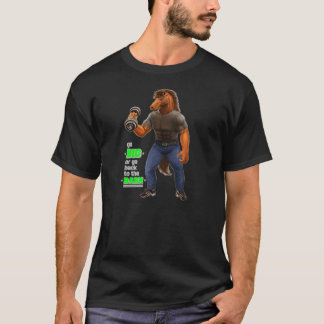 Go Big or Go Back to the Barn Black T-Shirt