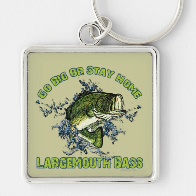 Go Big or Stay Home Keychain (Front)