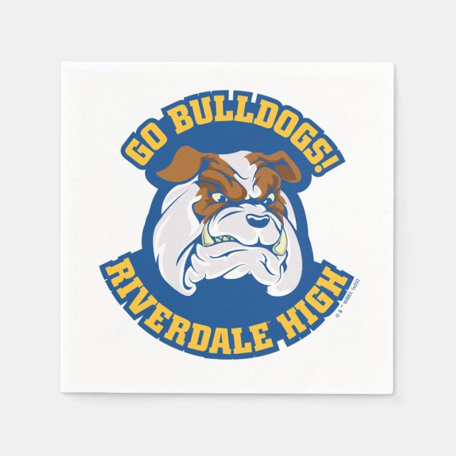 Go Bulldogs - Riverdale High Napkin (Front)