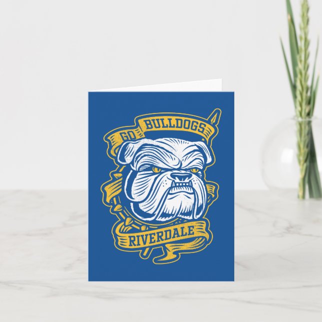 Go Bulldogs - Riverdale Mascot Banner (Devant)