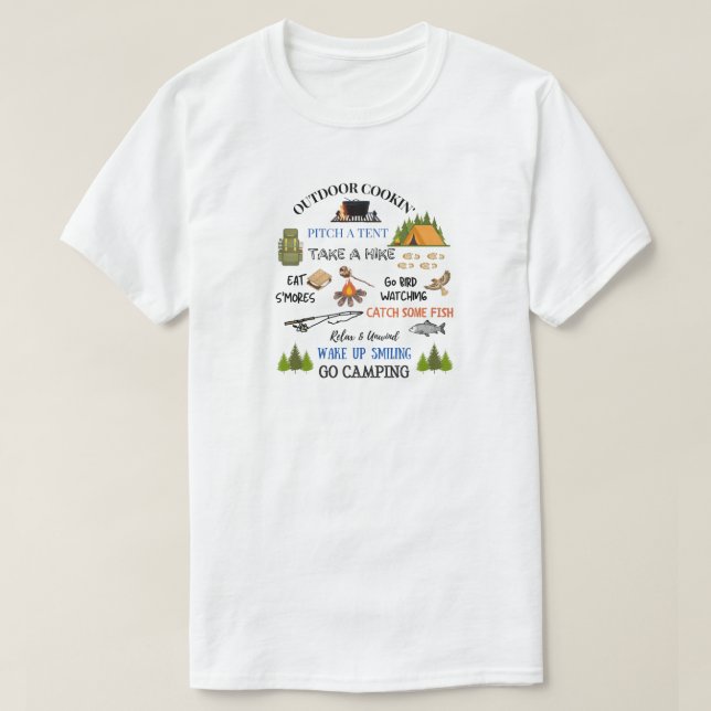 Go Camping T-Shirt (Design Front)