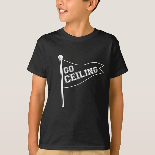 Go Ceiling "Ceiling Fan" costume pennant T-shirt (Front)