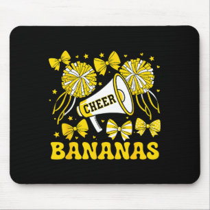 Go Cheer Bananas School Srts Fan Team Srit Name  Mouse Pad