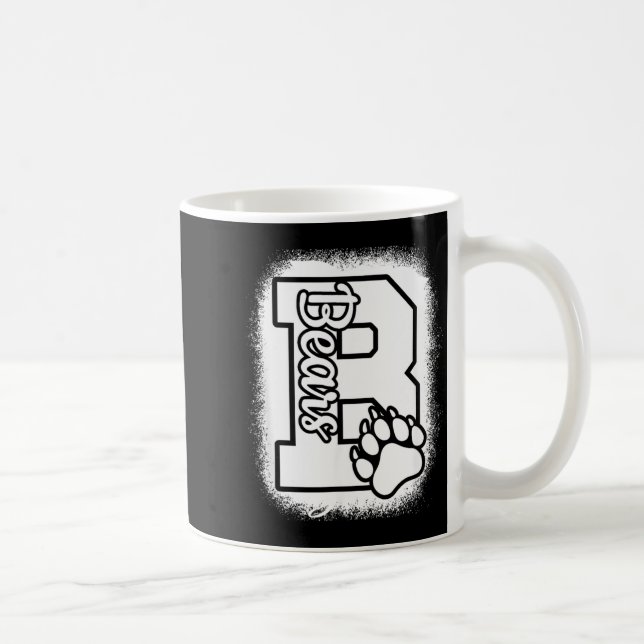 Go Cheer Bears High School Bears Back To School Coffee Mug (Right)