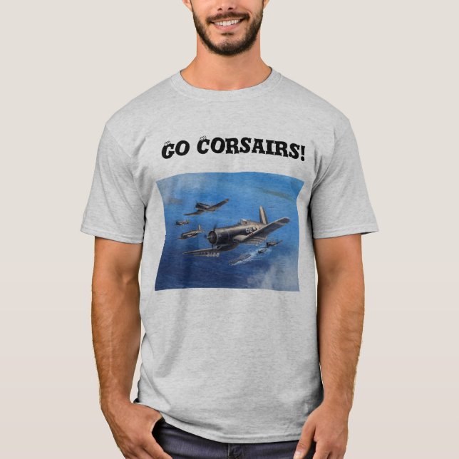 Go Corsairs! T-Shirt (Front)