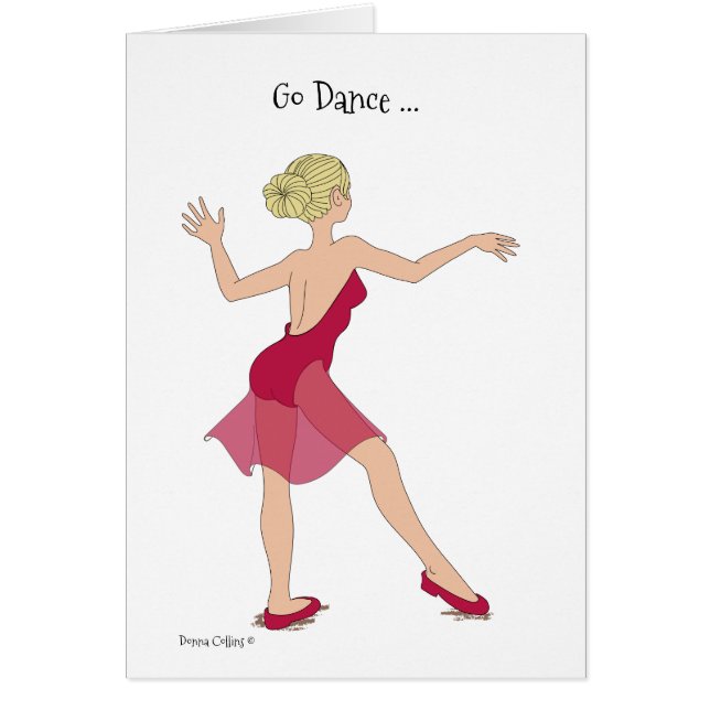 Go Dance Friendship Card (Front)