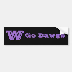 Go Dawgs Bumper Sticker