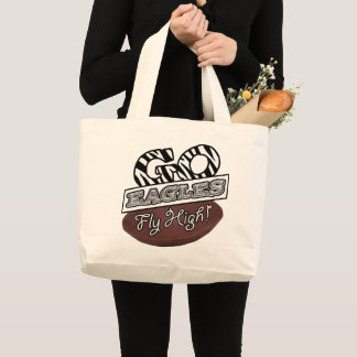 GO EAGLES! LARGE TOTE BAG