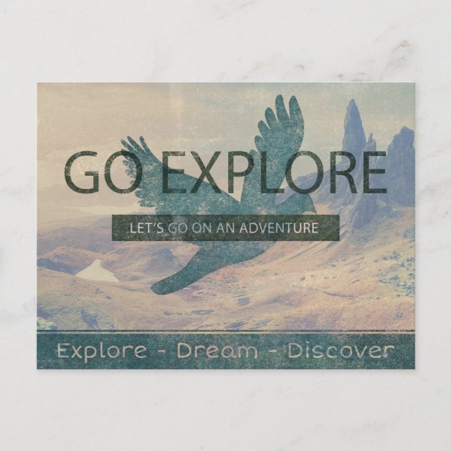 Go Explore Postcard (Front)