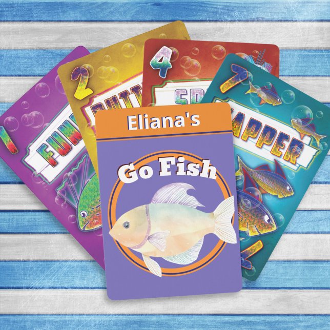 Go Fish Fun Bright Kids Children's Card Game (A 'Go Fish' card game for all the family to enjoy)