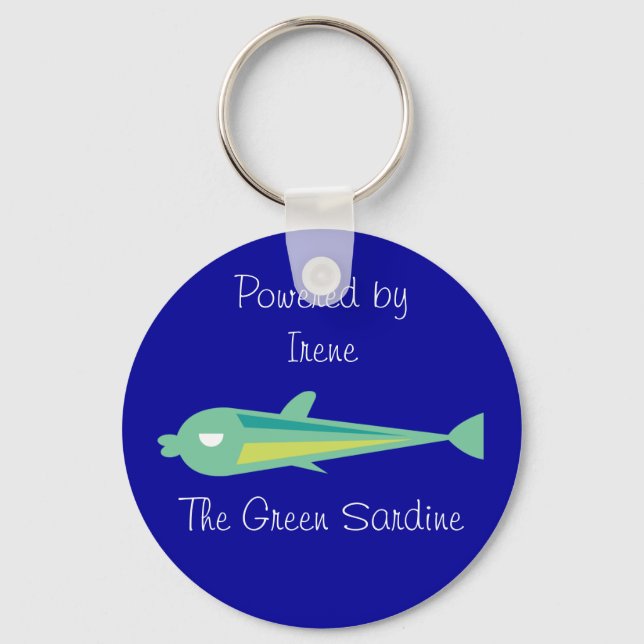 Go Fish_Irene The Green Sardine Keychain (Front)