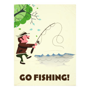 Go fishing. photo print
