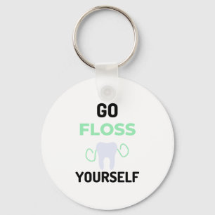 Go Floss Yourself 2 Keychain
