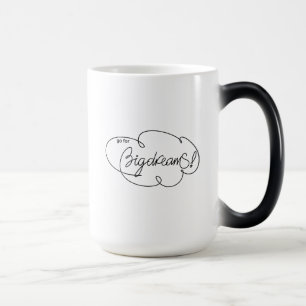 go for BIG DREAMS - Bold CloudS Quotes Travel Mug