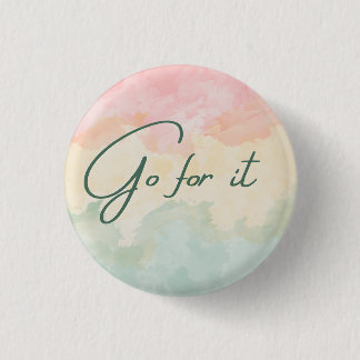 Go for it 1 inch round button